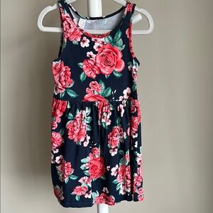 H&M Floral Sleeveless Dress 2-4 Years